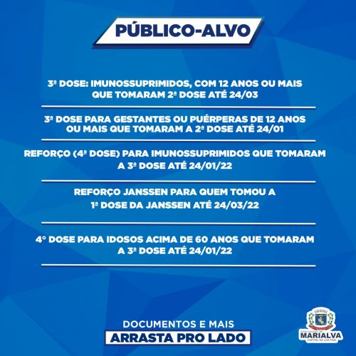 Tem 12 anos ou mais? Então veja se nesta quarta você poderá se vacinar