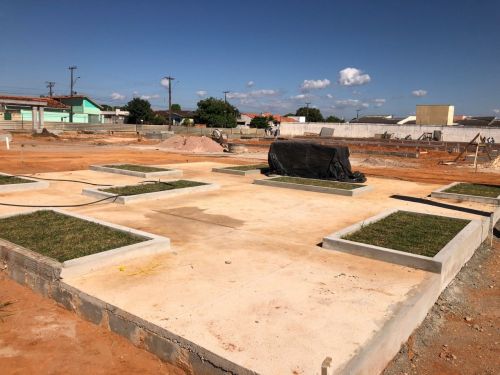 Jardim Eldorado terá nova praça em setembro, obras estão avançadas, veja fotos