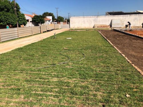 Jardim Eldorado terá nova praça em setembro, obras estão avançadas, veja fotos