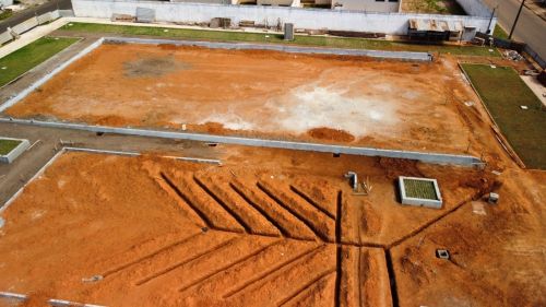 Jardim Eldorado terá nova praça em setembro, obras estão avançadas, veja fotos