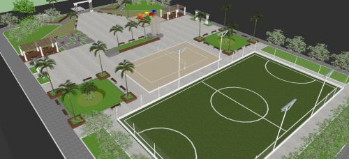 Jardim Eldorado terá nova praça em setembro, obras estão avançadas, veja fotos