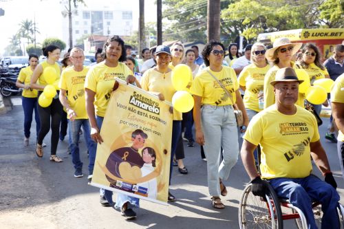 Setembro Amarelo: caminhada a favor da vida é realizada em Vilhena