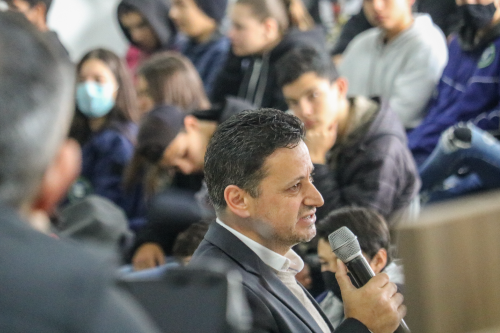 Educação Fiscal é tema de palestra aos alunos da rede estadual de ensino