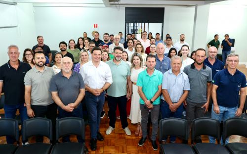 Prefeitura de Turvo discute avanços na duplicação da PR-466 com presença do secretário Sandro Alex