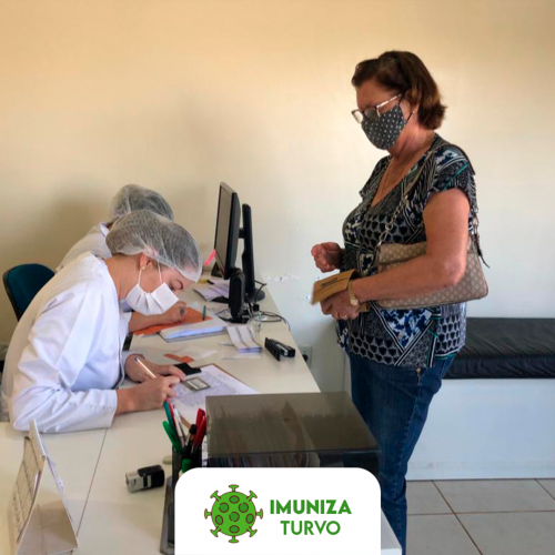 Vacinação de idosos com mais de 70 anos 