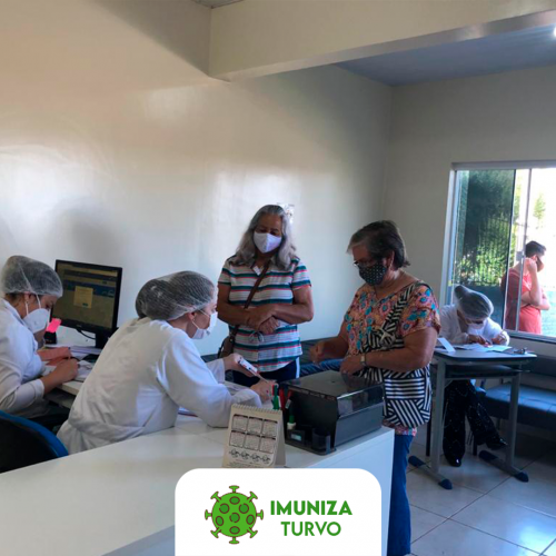 Vacinação de idosos com mais de 70 anos 