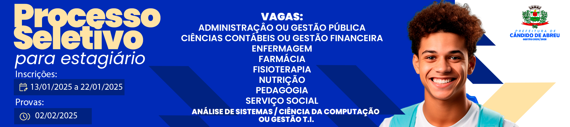 PROCESSO SELETIVO SIMPLIFICADO DE ESTÁGIO Nº 01/2025.