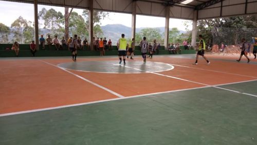 Inauguração da quadra poliesportiva no Areião