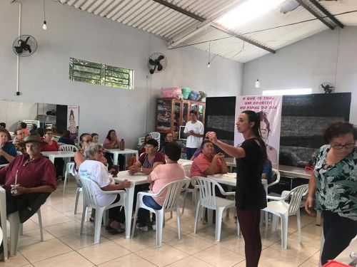 Tarde recreativa com o grupo da terceira idade