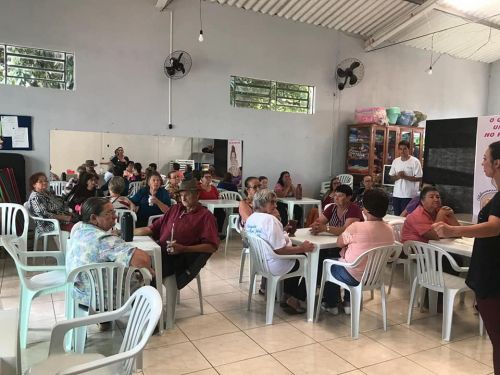 Tarde recreativa com o grupo da terceira idade