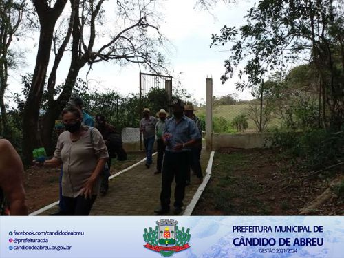 ENCONTRO DA MELHOR IDADE REÚNE IDOSOS PARA PARTICIPAREM DE PALESTRA E CAMINHADA.