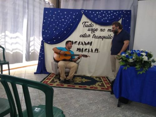 ESCRITOR LUIZ FELIPE LEPREVOST CONVERSA COM ESTUDANTES DO ENSINO MÉDIO, EM CÂNDIDO DE ABREU