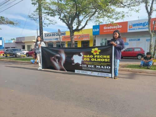 Cândido de Abreu realiza passeata de conscientização do Dia Nacional de Combate ao Abuso e Exploração Sexual de Crianças e Adolescentes