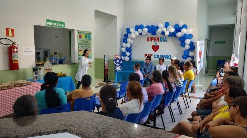 Equipe PSF Campão realiza encontro com o grupo de apoio ao paciente hipertenso e diabético - HIPERDIA