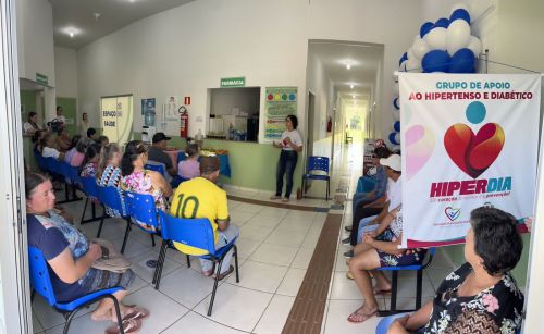 Equipe PSF Campão realiza encontro com o grupo de apoio ao paciente hipertenso e diabético - HIPERDIA