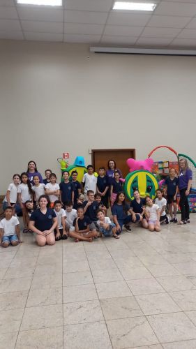 ALUNOS DOS 4º ANOS DAS  ESCOLAS MUNICIPAIS DO ENSINO FUNDAMENTAL l, DE NOVA AURORA PARTICIPAM DA PREMIAÇÃO REALIZADA PELA COPACOL   "PROGRAMA COOPERJOVEM" 