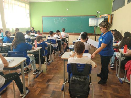 Profissionais da Saúde de Nova Aurora realizam palestra de conscientização sobre o Bullying