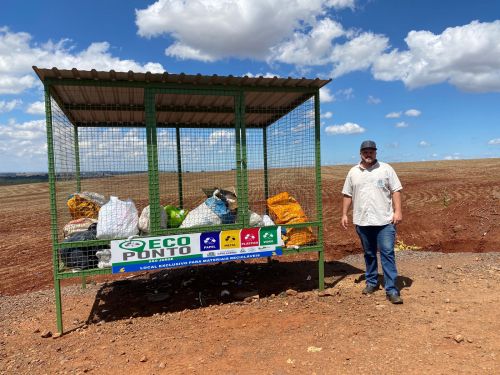 Administração de Nova Aurora instala Ecopontos em cinco Comunidades Rurais do Município