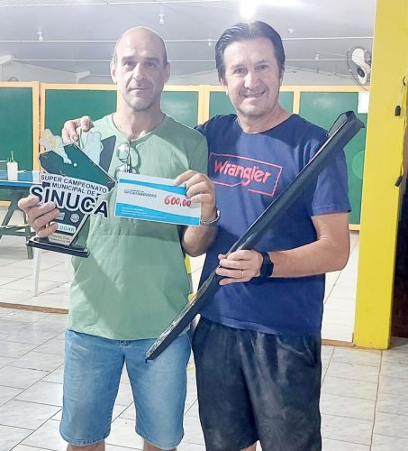 RATÃO DA BANCA SAGROU-SE CAMPEÃO DO SUPER CAMPEONATO MUNICIPAL DE SINUCA 2023.