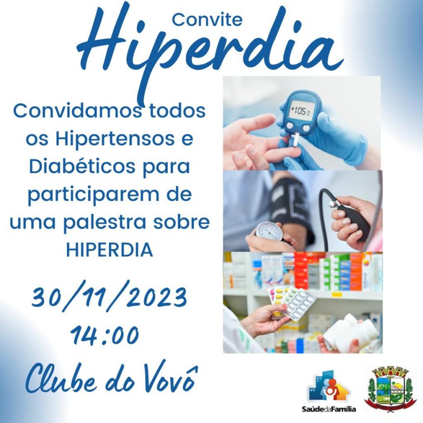 Convite Hiperdia!