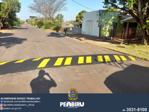 Operação tapa buracos e instalação de redutores de velocidade