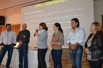 Palestra sobre o Estatuto da Criana e do Adolescente no cotidiano escolar...