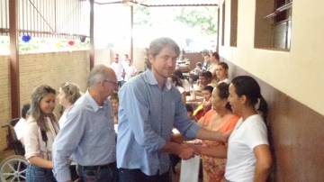 Deputado Federal Zeca Dirceu visita Santo Incio ...