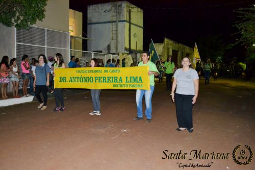 O Distrito de Quinzópolis recebeu na noite 