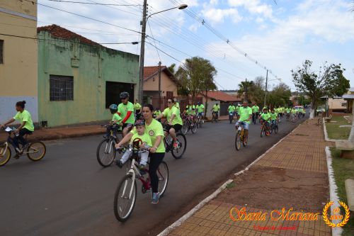 PASSEIO CICLÍSTICO EM COMEMORAÇÃO AOS 69 ANOS DE SANTA MARIANA