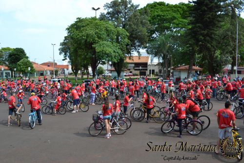 PASSEIO CICLÍSTICO EM COMEMORAÇÃO AO ANIVERSÁRIO DE SANTA MARIANA