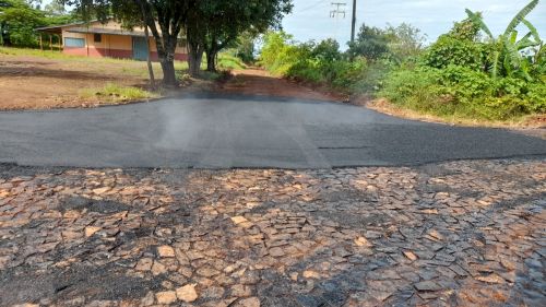 3 ruas no distrito do Santa Bárbara são recapeadas pela Prefeitura de Ivaiporã 