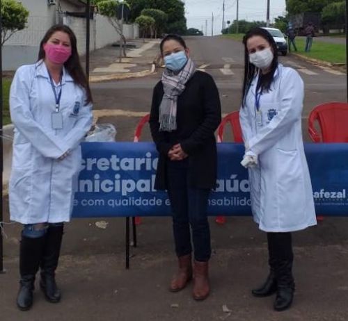 Secretaria de Saúde realiza barreira sanitária