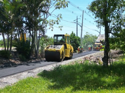 Concluída pavimentação de 2.852 metros da ciclovia entre balneários Barrancos, Itatiaia e Atami, às margens da PR 412