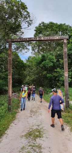 Caminhada Ecológica realizada em Pontal do Paraná teve percurso de 7,5 KM   