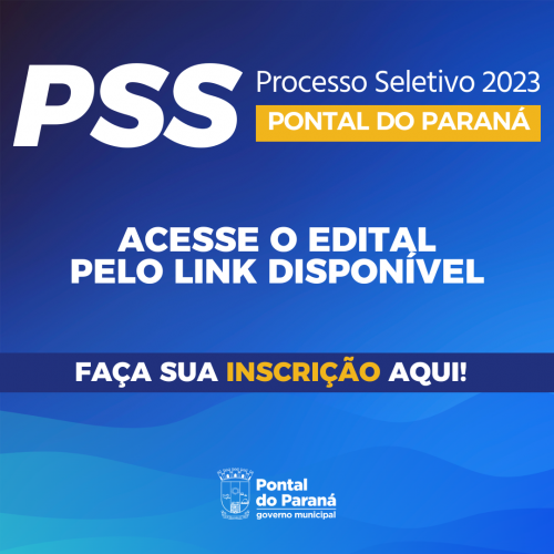 PONTAL DO PARANÁ ABRE INSCRIÇÕES DE PSS PARA CONTRATAÇÃO TEMPORÁRIA NA ÁREA DA SAÚDE E EDUCAÇÃO.