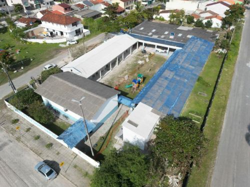 OBRA DO CMEI PEIXINHO SAPECA ENTRA EM FASE FINAL DE CONSTRUÇÃO
