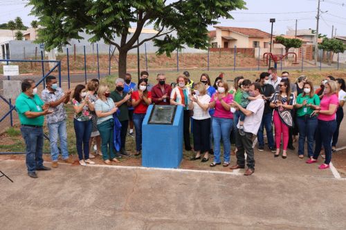 INAUGURAÇÃO DA REVITALIZAÇÃO DA PISTA DE ATLETISMO.