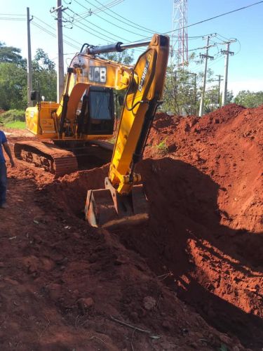 PREFEITURA DE QUERÊNCIA DO NORTE INICIA OBRAS DE GALERIAS PLUVIAIS NA RUA PONTA PORÃ