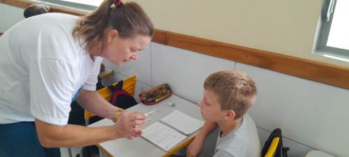 Palestra na Escola Municipal Camponesa Chico Mendes