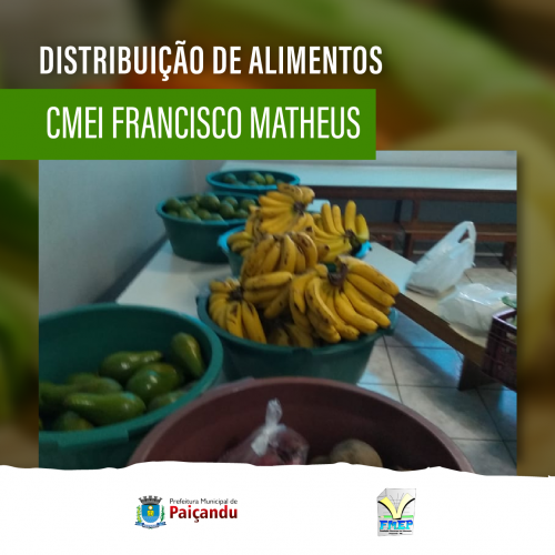FUNDAÇÃO MUNICIPAL DE EDUCAÇÃO DESTINA ALIMENTOS PARA ALUNOS DA REDE MUNICIPAL