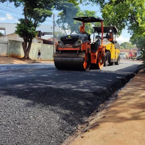As obras de Recape na Avenida Ivai, segue a todo vapor!