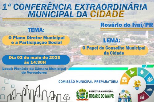 1 CONFERNCIA EXTRAORDINRIA MUNICIPAL DA CIDADE