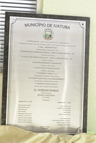Consultório Odontológico é inaugurado no Bairro Jardim Refúgio.