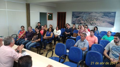 Reunião com Equipe Adiministrativa da Prefeitura Municipal