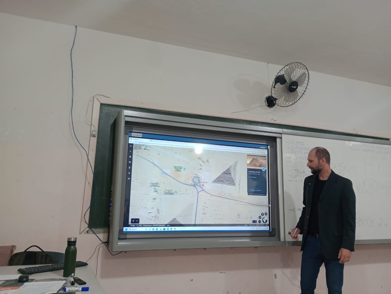 Capacitação para utilização de lousas digitais