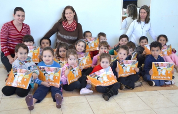 Os livros da Coleo Entrelinha so destinados para as crianas da educao infantil