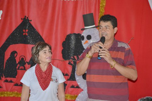 Comemorações de natal no CMEI nosso Lar 