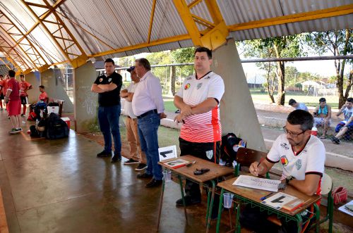 Prefeito e secretário de esportes visitam locais de competição dos Jogos da Juventude