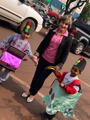 Semana da conscientização do trânsito na educação infantil - CMEI Nosso Lar 