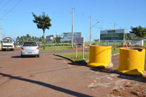O desvio  pela Rua Perimetral Marcilio Daltro